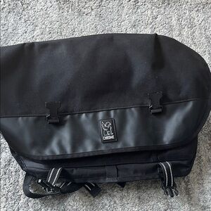 Chrome Black Urban Messenger Bag